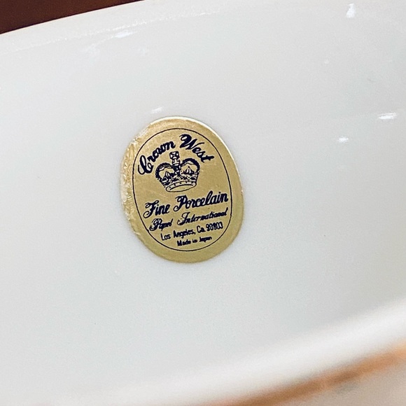 VTG 1960s Crown West Porcelain Floral Bell - Picture 10 of 11